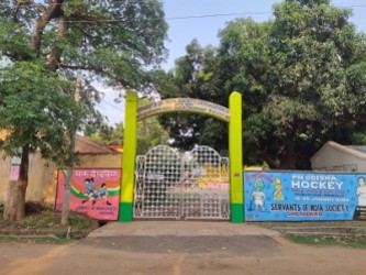 Entrance gate of the Servants of India Society, Choudwar Centre