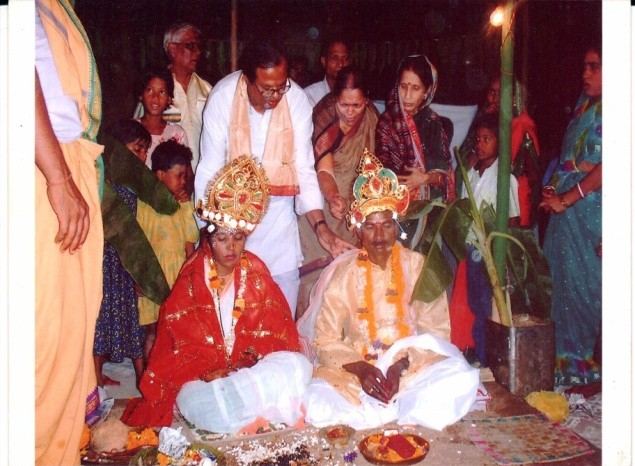 A cultural programme at the Choudwar Centre