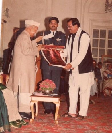 A function at the Choudwar Centre honouring visiting dignitaries