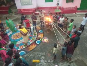 A traditional ceremony held at the Choudwar Centre