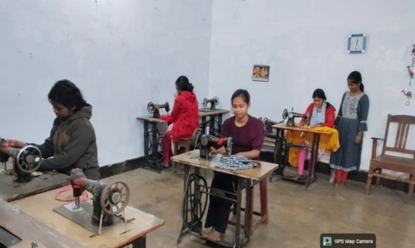 Tailoring training programme at the Choudwar Centre